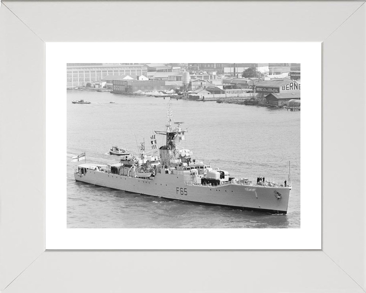 HMS Tenby F65 Whitby Class Frigate Amsterdam 1969