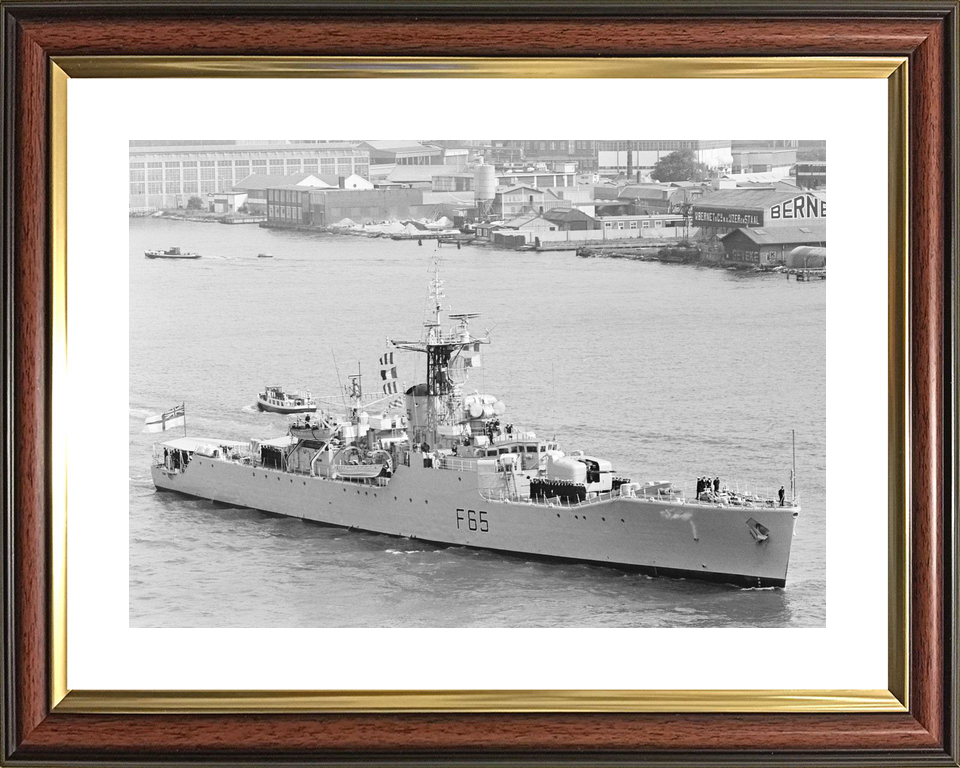 HMS Tenby F65 Whitby Class Frigate Amsterdam 1969