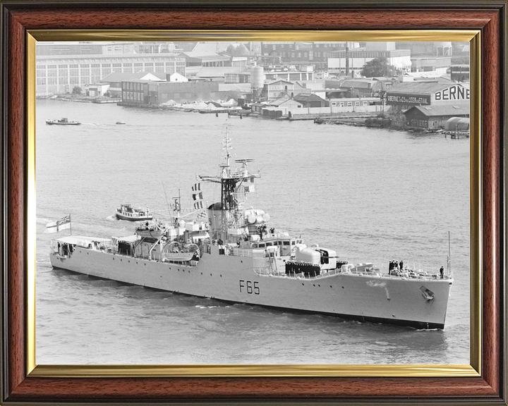 HMS Tenby F65 Whitby Class Frigate Amsterdam 1969
