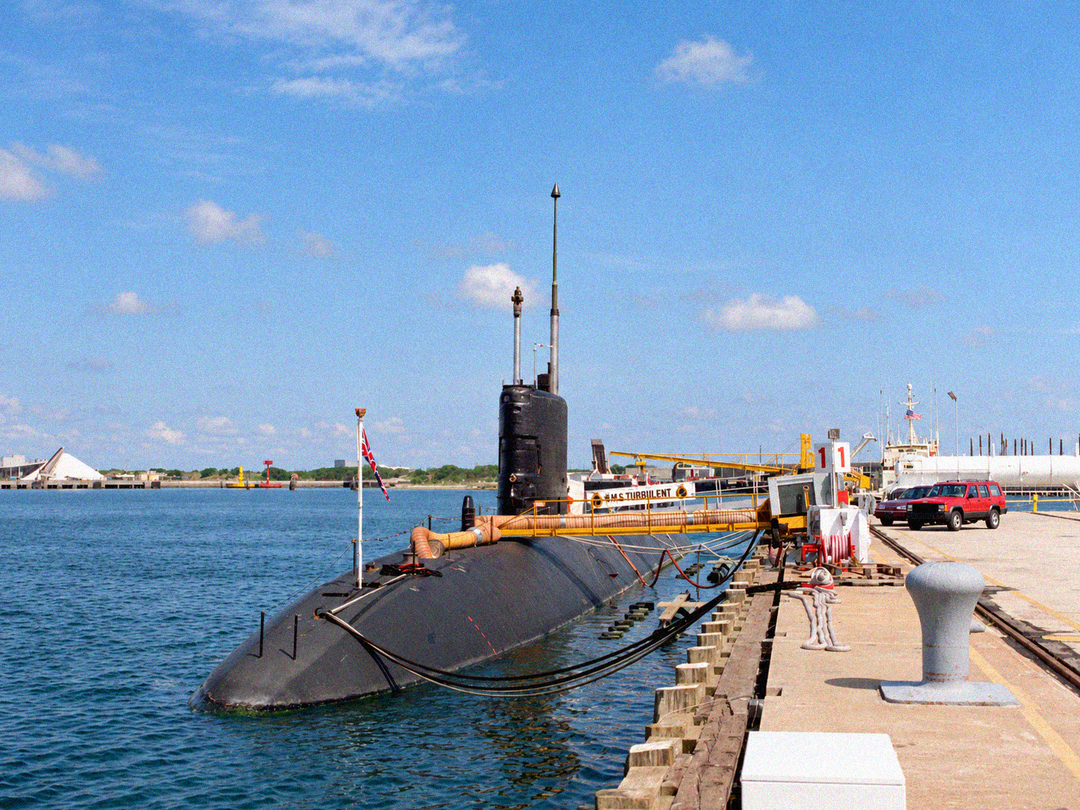 HMS Turbulent S87 Trafalgar Class Submarine Port Canaveral 1993
