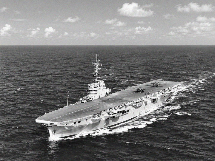 HMS Venerable R63 Colossus Class Aircraft Carrier 1945