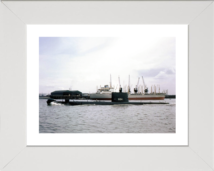 HMS Grampus S04 Porpoise Class Submarine 1962 Photo Print - Posters, Prints, & Visual Artwork - by Hampshire Prints (image 4 of 9)