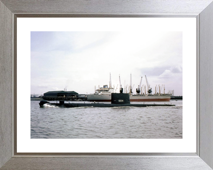 HMS Grampus S04 Porpoise Class Submarine 1962 Photo Print - Posters, Prints, & Visual Artwork - by Hampshire Prints (image 6 of 9)