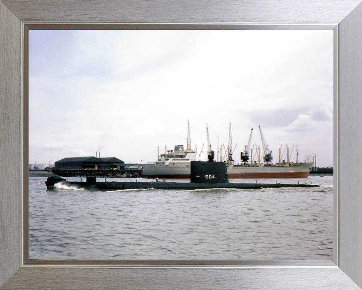 HMS Grampus S04 Porpoise Class Submarine 1962 Photo Print - Posters, Prints, & Visual Artwork - by Hampshire Prints (image 7 of 9)
