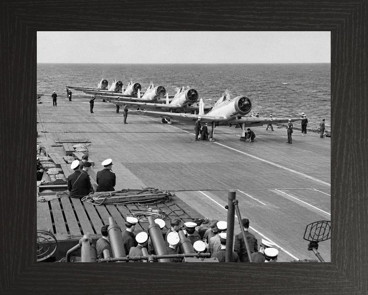 HMS Ark Royal 91 Aircraft Carrier Skuas April 1941