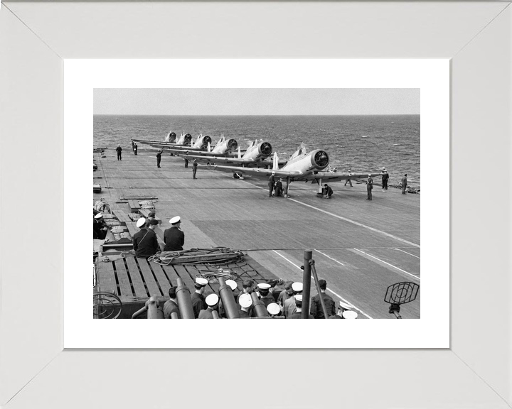 HMS Ark Royal 91 Aircraft Carrier Skuas April 1941