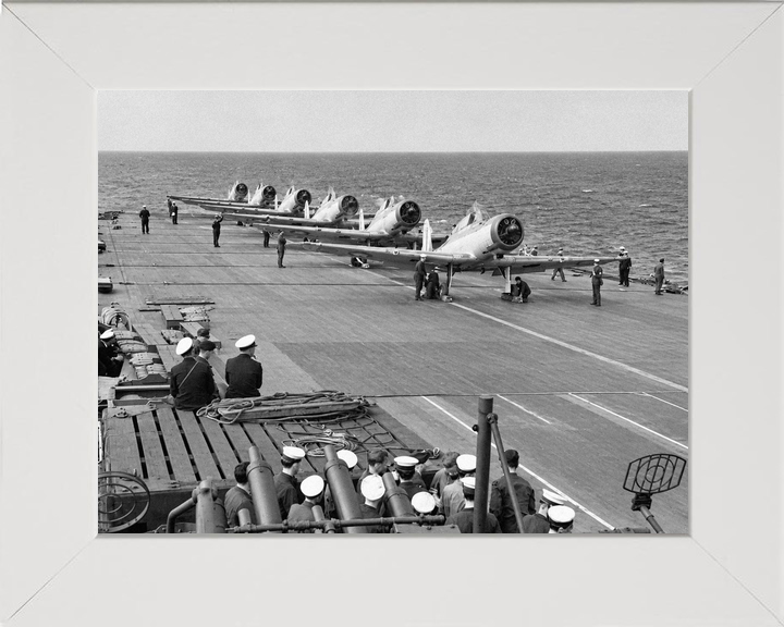 HMS Ark Royal 91 Aircraft Carrier Skuas April 1941
