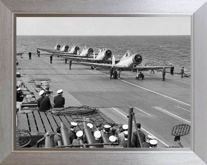 HMS Ark Royal 91 Aircraft Carrier Skuas April 1941