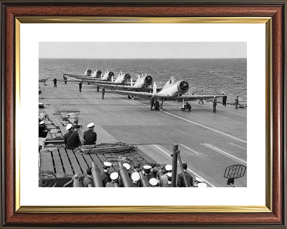 HMS Ark Royal 91 Aircraft Carrier Skuas April 1941