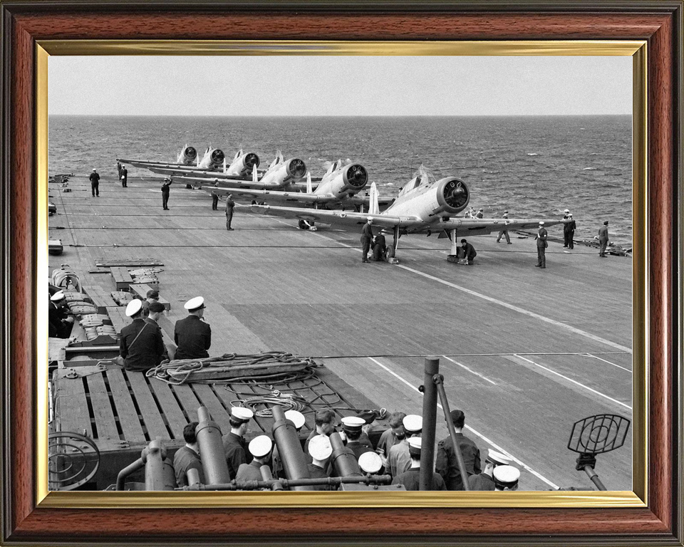 HMS Ark Royal 91 Aircraft Carrier Skuas April 1941
