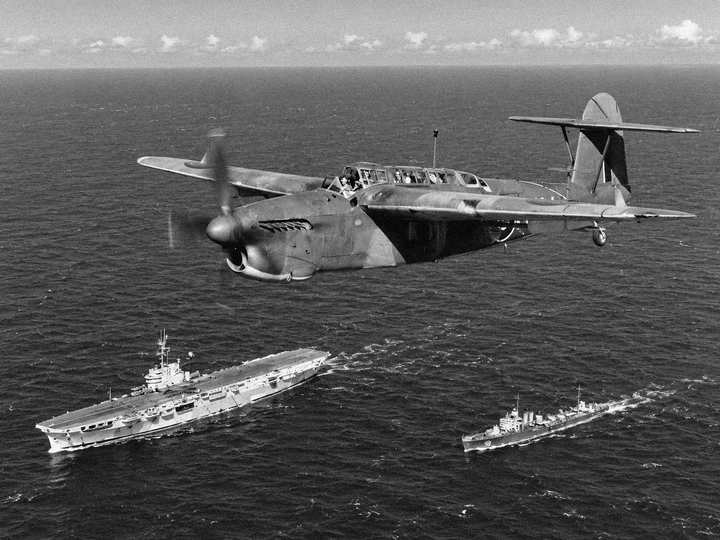 HMS Venerable R63 Colossus Class Aircraft Carrier May 1945