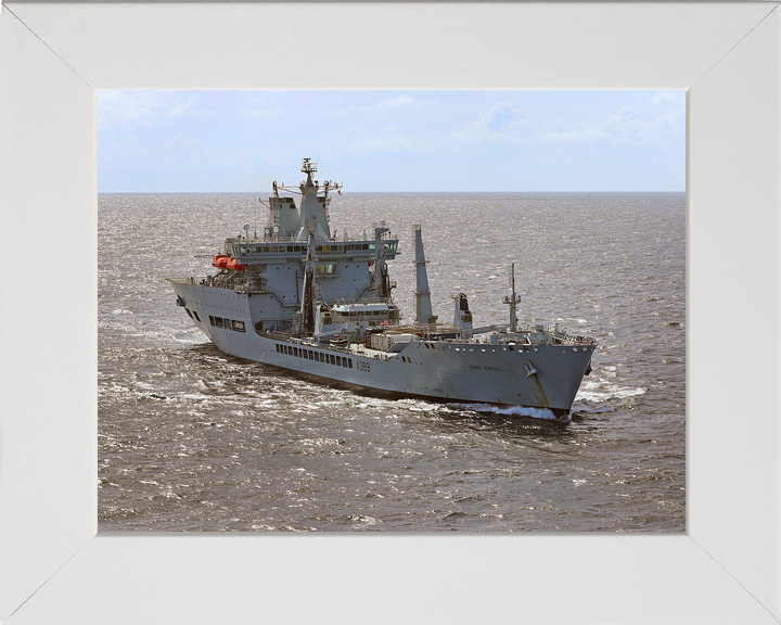 RFA Wave Knight A389 Wave Class Tanker June 2017 Starboard View at Sea