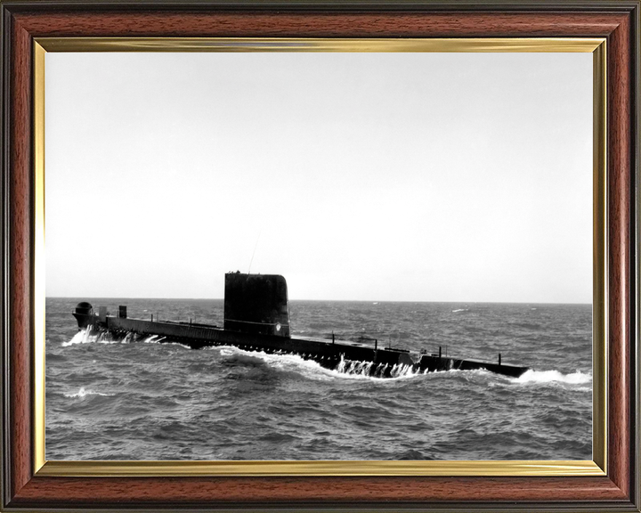 HMS Oracle S16 Oberon Class Submarine Port Side