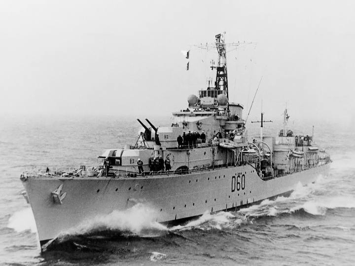 HMS Sluys D60 Battle Class Destroyer 1946 Photo Print - Posters, Prints, & Visual Artwork - by Hampshire Prints (image 1 of 9)
