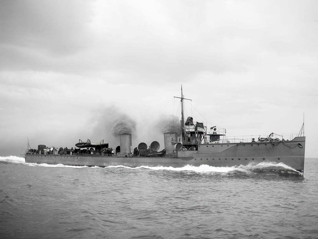 HMS Waveney 1903 River Class Destroyer 1904 Photo Print - Posters, Prints, & Visual Artwork - by Hampshire Prints (image 1 of 9)