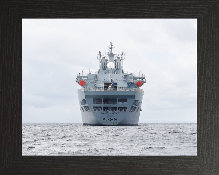RFA Wave Knight A389 Wave Class Tanker June 2017 Stern View