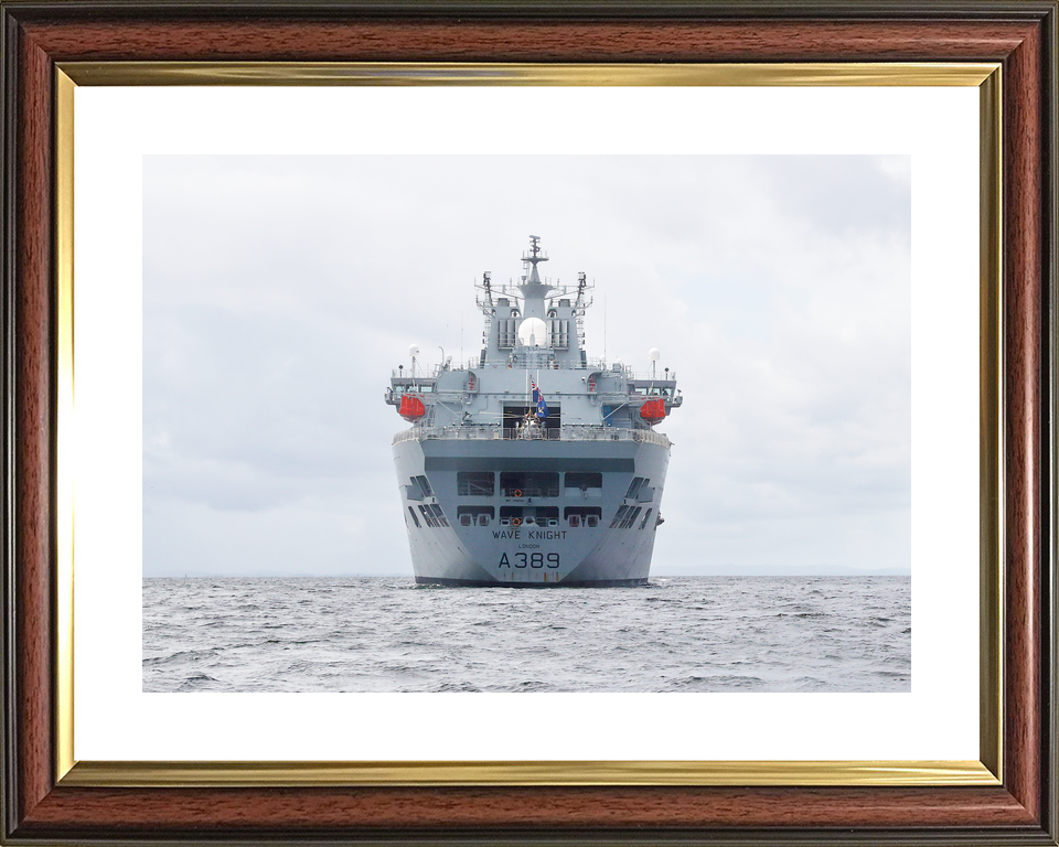 RFA Wave Knight A389 Wave Class Tanker June 2017 Stern View