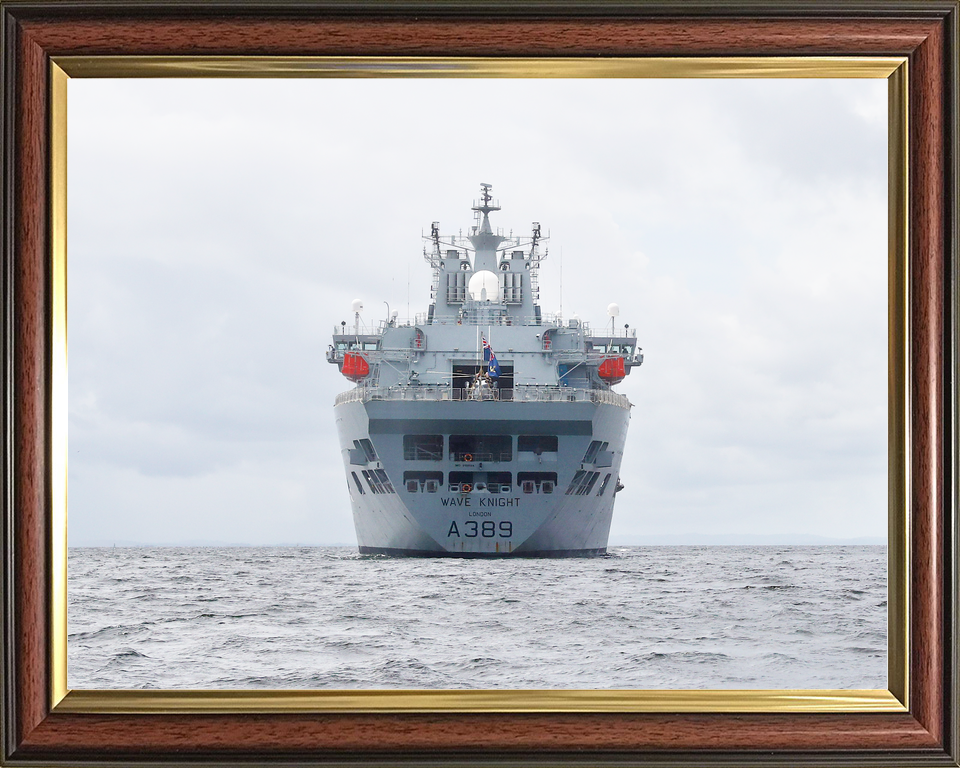 RFA Wave Knight A389 Wave Class Tanker June 2017 Stern View