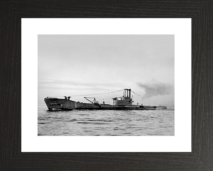 HMS Andrew (P423) Photo Print - Port Side View - Royal Navy Amphion Class Submarine Posters, Prints, & Visual Artwork Hampshire Prints 10 x 8 Black Frame Yes