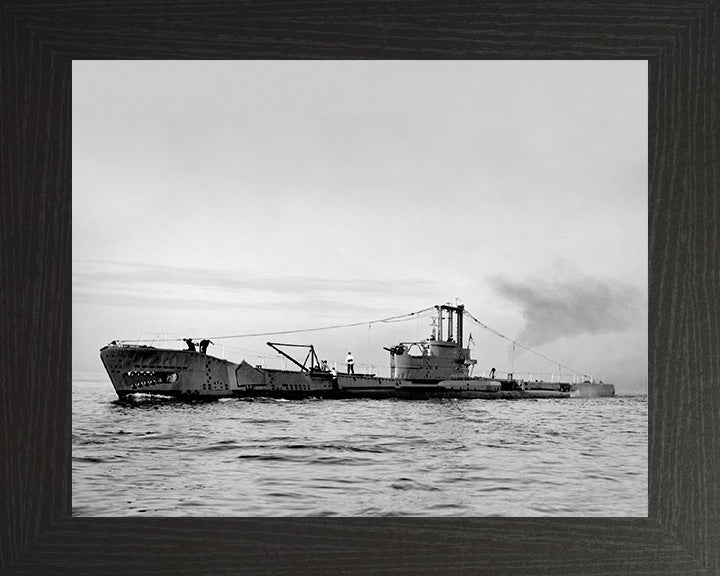 HMS Andrew (P423) Photo Print - Port Side View - Royal Navy Amphion Class Submarine Posters, Prints, & Visual Artwork Hampshire Prints 10 x 8 Black Frame No