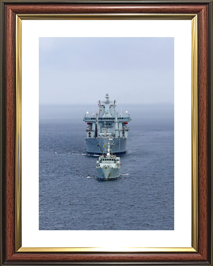 RFA Wave Knight A389 Wave Class Tanker June 2017 Bow View at Sea Photo Print - Posters, Prints, & Visual Artwork - by Hampshire Prints (image 8 of 9)