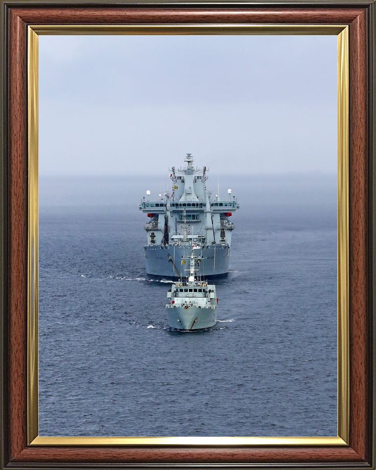 RFA Wave Knight A389 Wave Class Tanker June 2017 Bow View at Sea Photo Print - Posters, Prints, & Visual Artwork - by Hampshire Prints (image 9 of 9)
