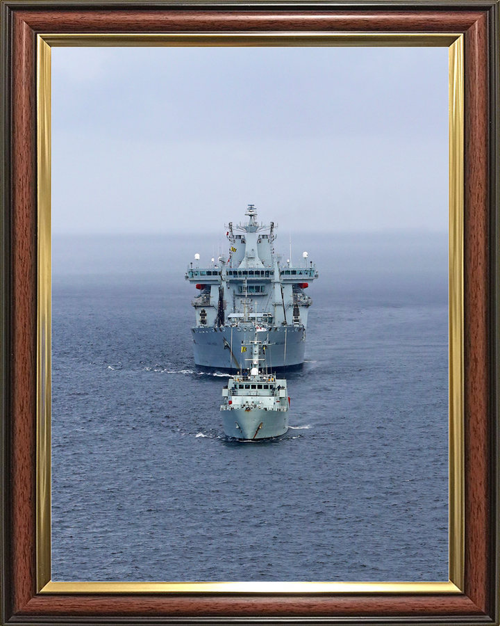 RFA Wave Knight A389 Wave Class Tanker June 2017 Bow View at Sea Photo Print - Posters, Prints, & Visual Artwork - by Hampshire Prints (image 9 of 9)