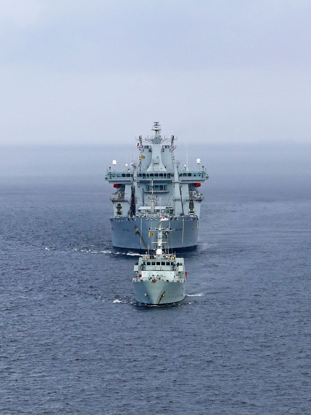 RFA Wave Knight A389 Wave Class Tanker June 2017 Bow View at Sea Photo Print - Posters, Prints, & Visual Artwork - by Hampshire Prints (image 1 of 9)