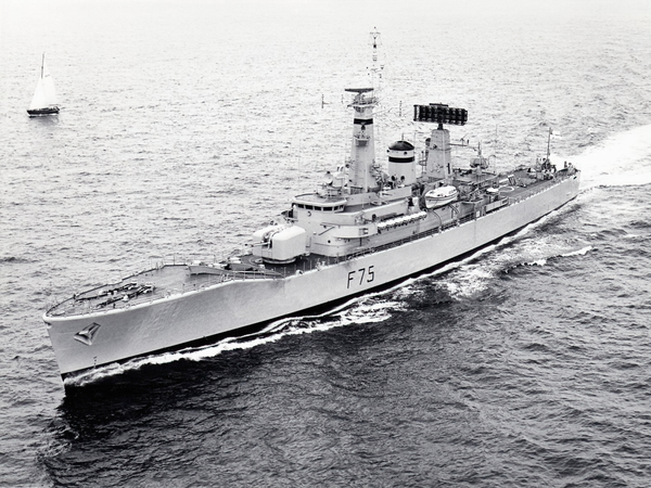HMS Charybdis F75 Leander Class Frigate 1969