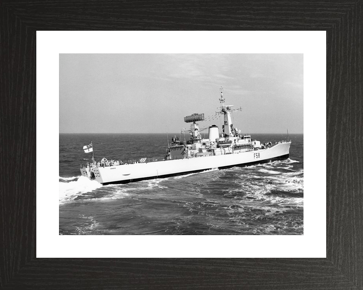 HMS Hermione (F58) Royal Navy Leander Class Frigate Starboard View Photo Print Wall Art Decor - Posters, Prints, & Visual Artwork - by Hampshire Prints (image 2 of 9)