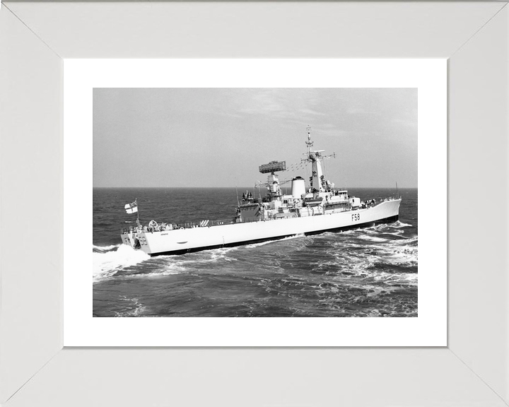 HMS Hermione (F58) Royal Navy Leander Class Frigate Starboard View Photo Print Wall Art Decor - Posters, Prints, & Visual Artwork - by Hampshire Prints (image 4 of 9)