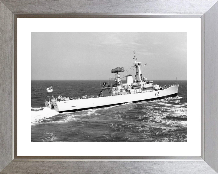 HMS Hermione (F58) Royal Navy Leander Class Frigate Starboard View Photo Print Wall Art Decor - Posters, Prints, & Visual Artwork - by Hampshire Prints (image 6 of 9)