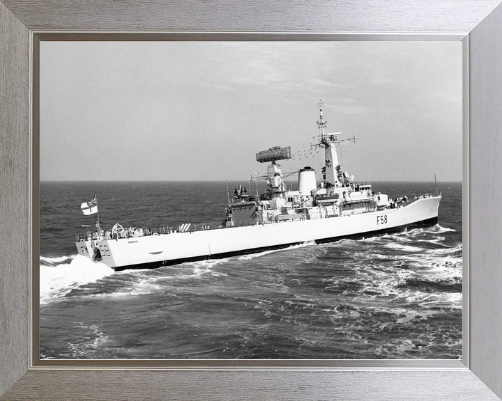 HMS Hermione (F58) Royal Navy Leander Class Frigate Starboard View Photo Print Wall Art Decor - Posters, Prints, & Visual Artwork - by Hampshire Prints (image 7 of 9)