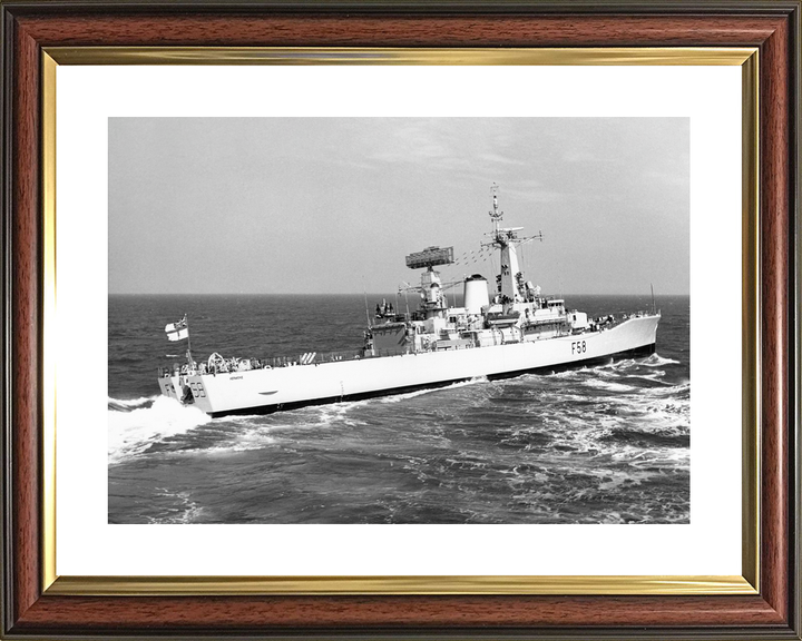 HMS Hermione (F58) Royal Navy Leander Class Frigate Starboard View Photo Print Wall Art Decor - Posters, Prints, & Visual Artwork - by Hampshire Prints (image 8 of 9)