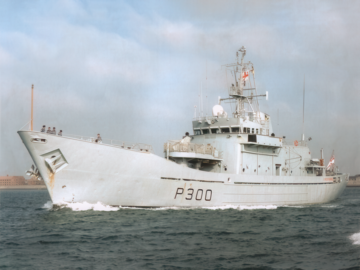 HMS Lindisfarne P300 Island Class Patrol Vessel 1983 Photo Print - Posters, Prints, & Visual Artwork - by Hampshire Prints (image 1 of 9)