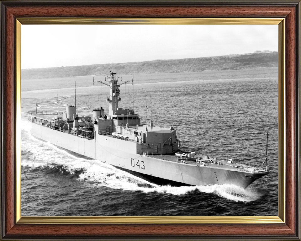 HMS Matapan D43 Battle Class Destroyer 1975 Underway Photo Print - Posters, Prints, & Visual Artwork - by Hampshire Prints (image 9 of 9)