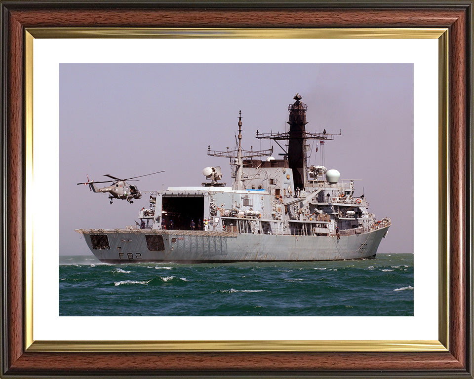 HMS Somerset F82 | Photo Print | Framed Print | Poster | Type 23 | Frigate | Royal Navy Hampshire Prints 10 x 8 Classic Frame Yes