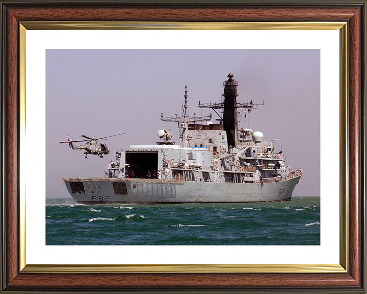 HMS Somerset F82 | Photo Print | Framed Print | Poster | Type 23 | Frigate | Royal Navy Hampshire Prints 10 x 8 Classic Frame Yes