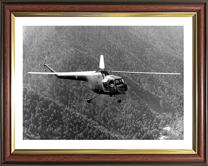 RAF Sycamore HR.14 helicopter 1957 Photo Print - Royal Air Force Aircraft Hampshire Prints 10 x 8 Classic Frame Yes