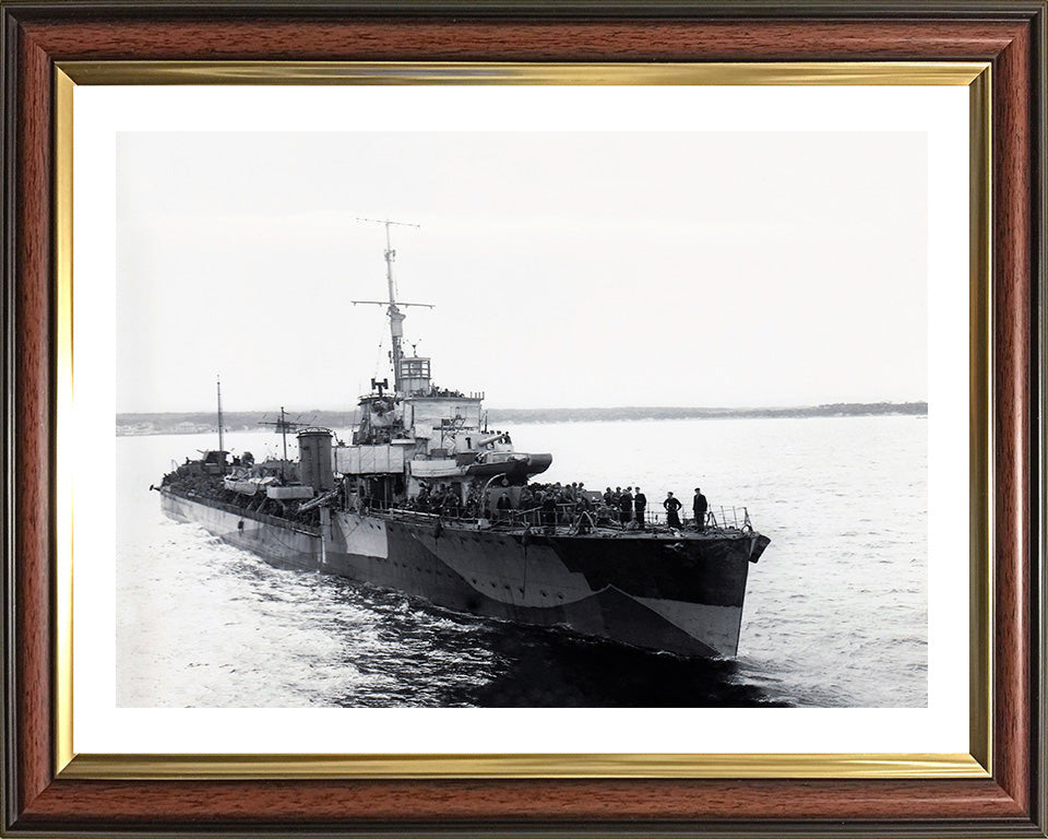 HMS Malcolm D19 | Photo Print | Framed Print | Admiral Class | Destroyer | Royal Navy Hampshire Prints