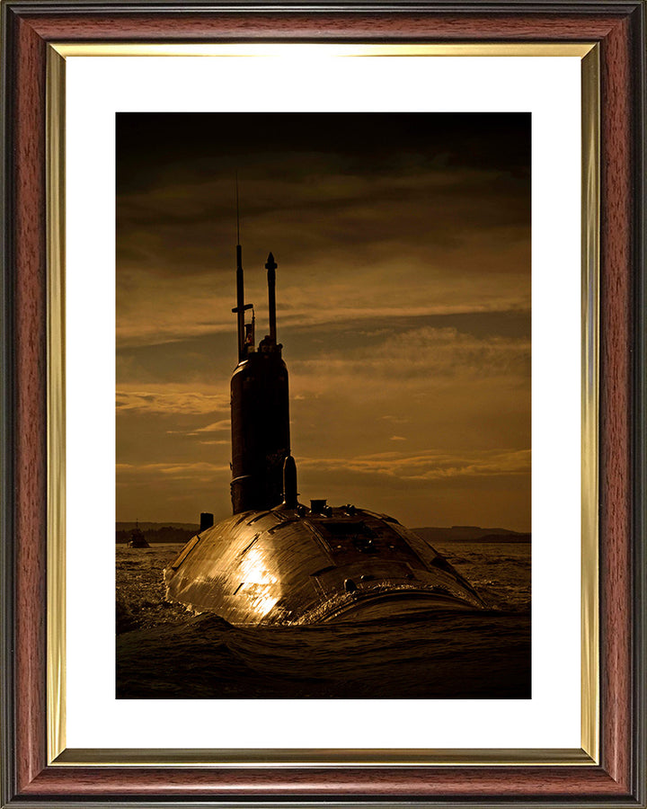 HMS Triumph S93 Royal Navy Trafalgar class Submarine Photo Print or Framed Print - Hampshire Prints