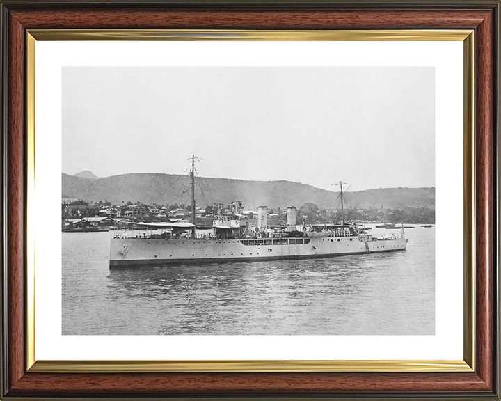 HMS Delphinium (1915) Royal Navy Arabis Class sloop Port Side View Photo Print Wall Art Posters, Prints, & Visual Artwork Hampshire Prints 10 x 8 Classic Frame Yes