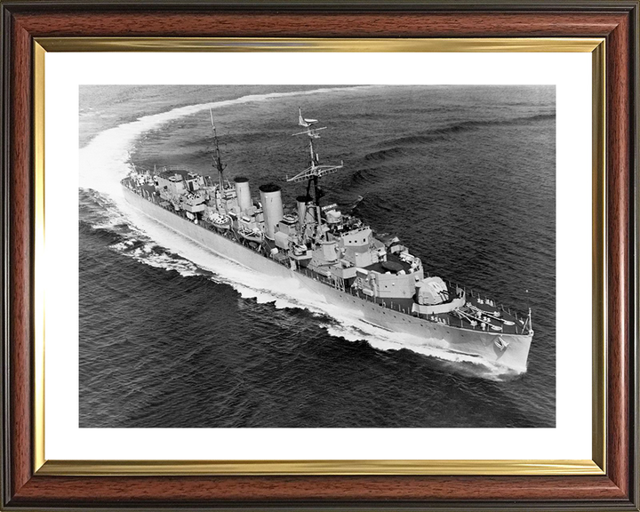 HMS Apollo (M01) Royal Navy Abdiel Class Minelayer At Sea Warship Photo Print Wall Art Decor Posters, Prints, & Visual Artwork Hampshire Prints 10 x 8 Classic Frame Yes