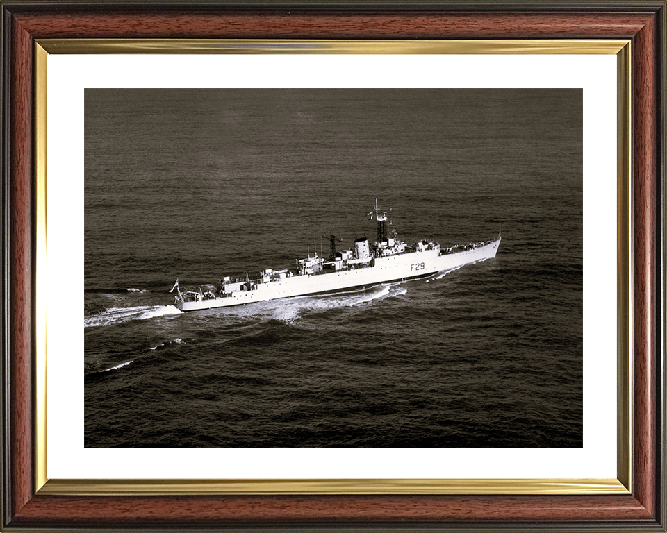 HMS Verulam (F29) Photo Print - at sea - Royal Navy Type 15 Frigate