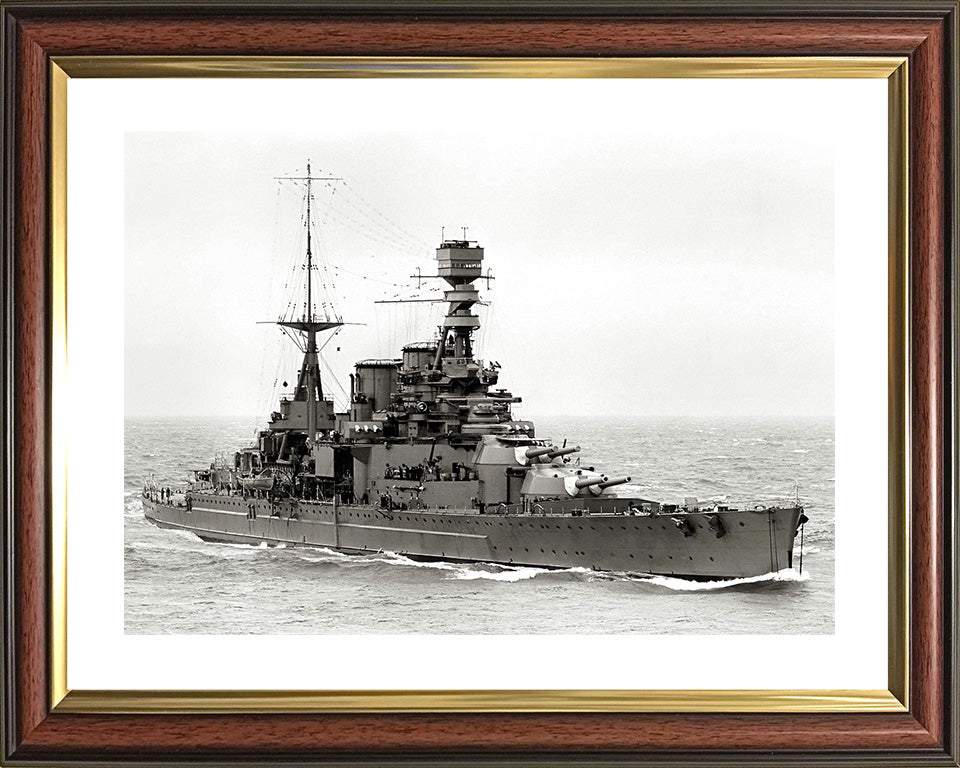 HMS Repulse (1916) | Photo Print | Framed Print | Renown Class | Battlecruiser | Royal Navy Hampshire Prints
