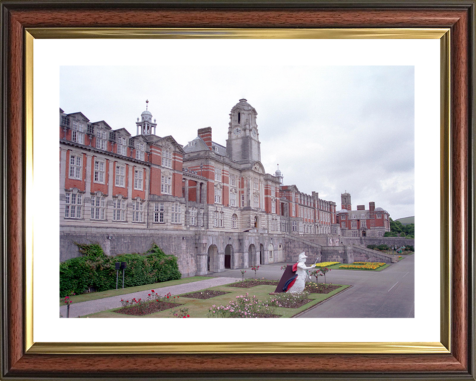 Britannia Royal Naval College (BRNC) Dartmouth in Spring Photo Print - Royal Navy Training Establishment