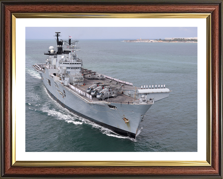 HMS Illustrious R06 | Photo Print | Framed Print | Invincible Class | Aircraft Carrier | Royal Navy Hampshire Prints