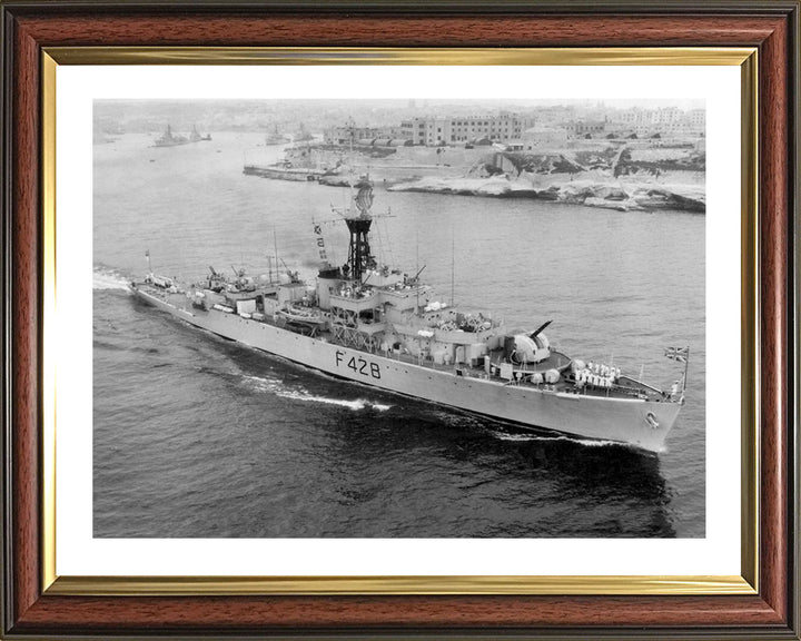 HMS Loch Alvie F428 (K428) Royal Navy Loch class frigate Photo Print or Framed Print - Hampshire Prints