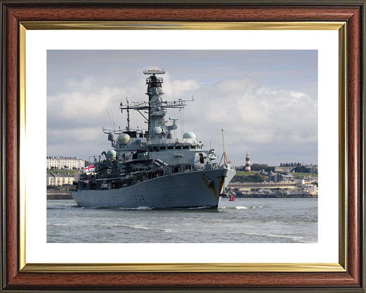 HMS Portland F79 Royal Navy Type 23 frigate Photo Print or Framed Print - Hampshire Prints