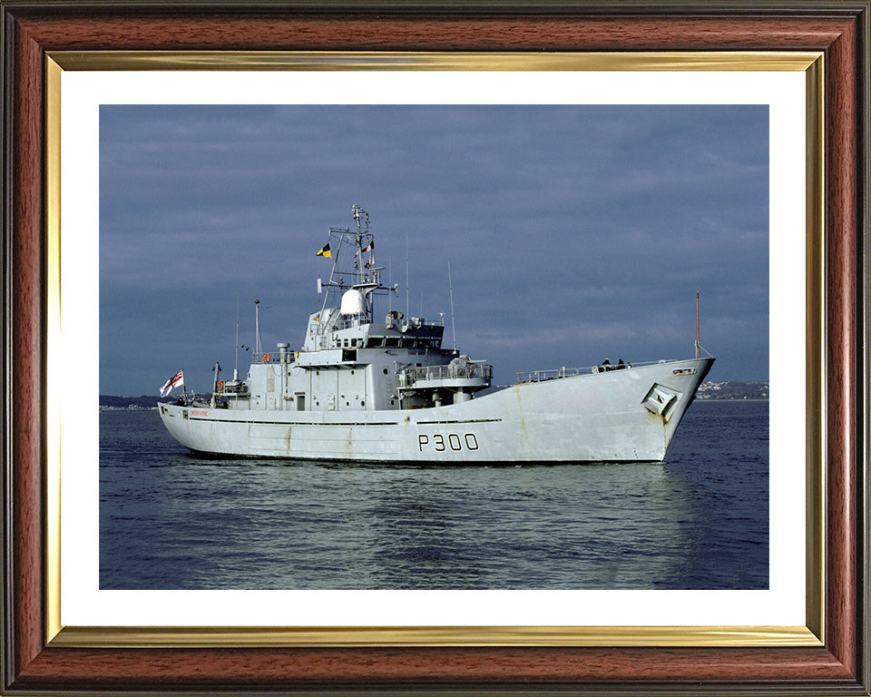 HMS Lindisfarne P300 Royal Navy Island class Patrol Vessel Photo Print or Framed Photo Print Hampshire Prints